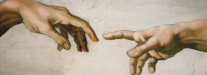 the Hands by Michelangelo